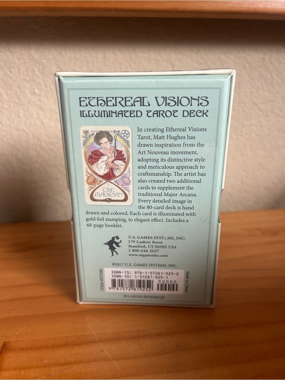 Ethereal Visions Illuminated Tarot Deck - Mint Green Artwork - Picture 2 of 3